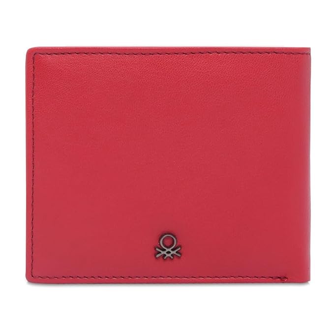 United Colors OF Benetton Men Serrat Global Coin Wallet - Red