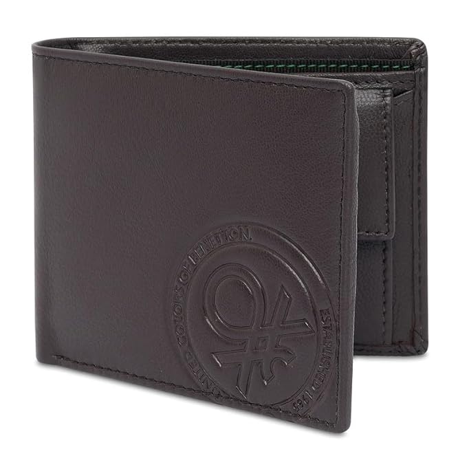 United Colors OF Benetton Men Serrat Global Coin Wallet - Brown