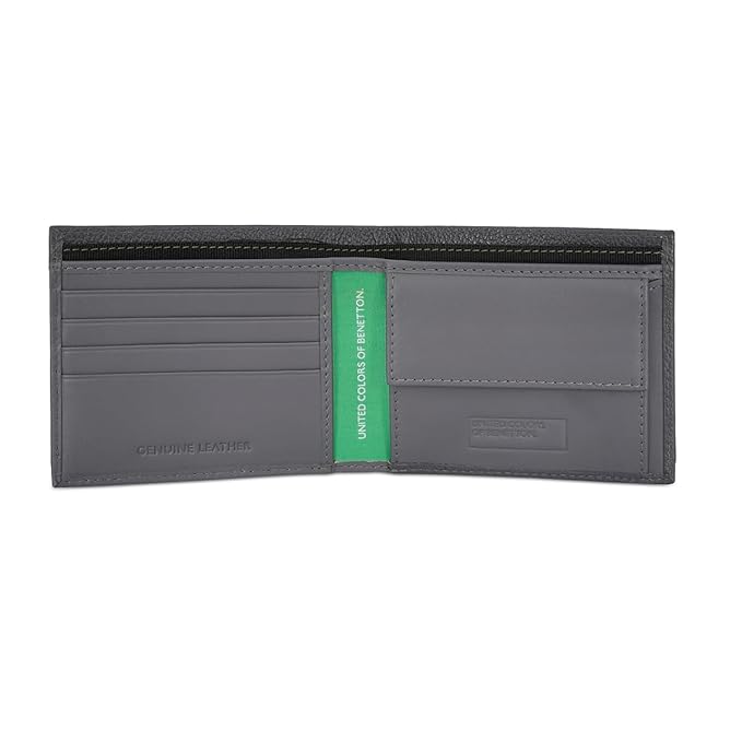 United Colors OF Benetton Aloise Men Global Coin Wallet - Grey,