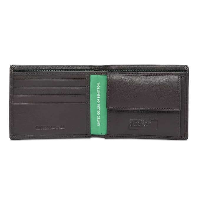 United Colors OF Benetton Men Serrat Global Coin Wallet - Brown