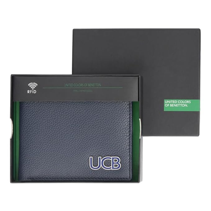 United Colors OF Benetton Men Maude Global Coin Wallet - Navy