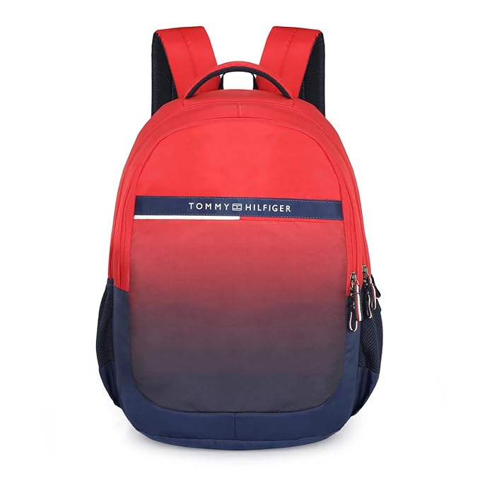 Tommy Hilfiger Tanner Unisex  Backpack Red + Navy