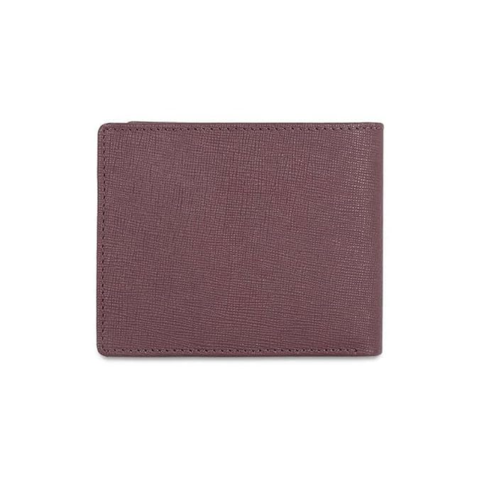 United Colors oF Benetton Roan Leather Multicard Coin Wallet for Men - Wine