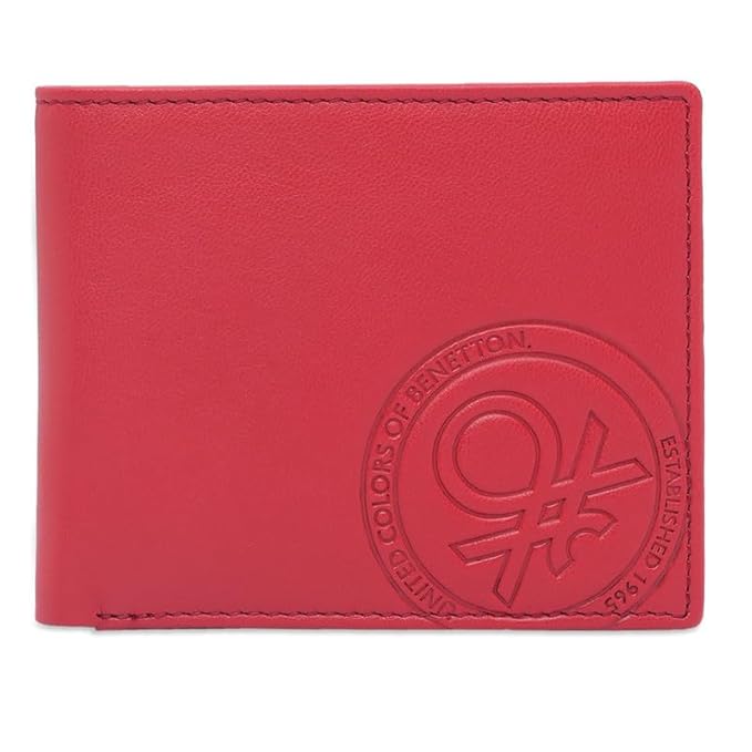 United Colors OF Benetton Men Serrat Global Coin Wallet - Red