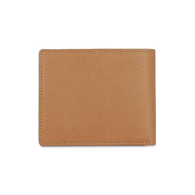 United Colors OF Benetton Roan Leather Global Coin Wallet for Men - Tan