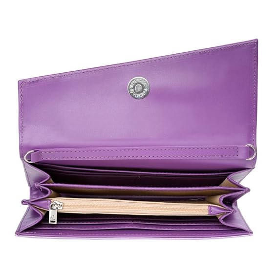 United Colors OF Benetton Elyna Women Wallet - Metallic Purple