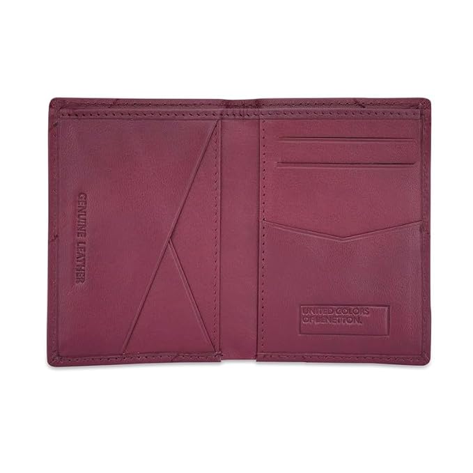 United Colors OF Benetton Ezekiel Men Bifold Wallet - (Wine)