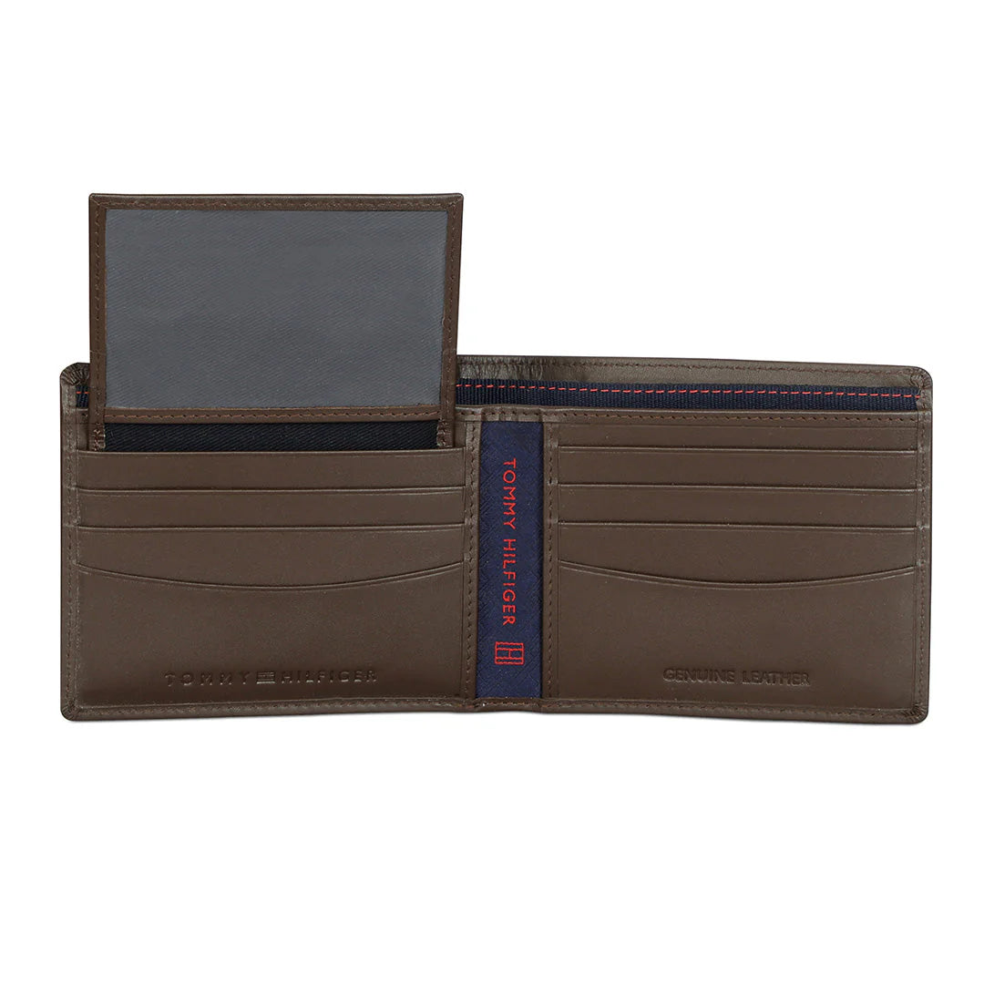 Tommy Hilfiger Stallion Men's Leather Wallet Brown