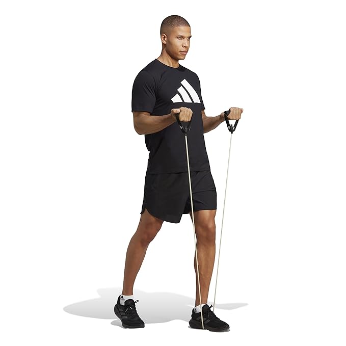 ADIDAS TRAIN ESSENTIALS FEELREADY LOGO TRAINING TEE