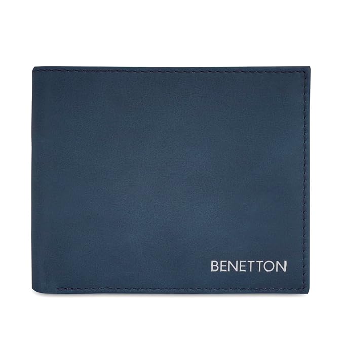 United Colors Of Benetton Corso Men Global Coin Wallet - Navy