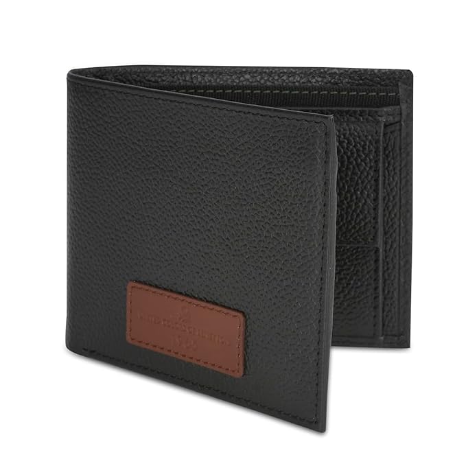 United Colors Of Benetton Alfrid Men Global Coin Wallet - Black