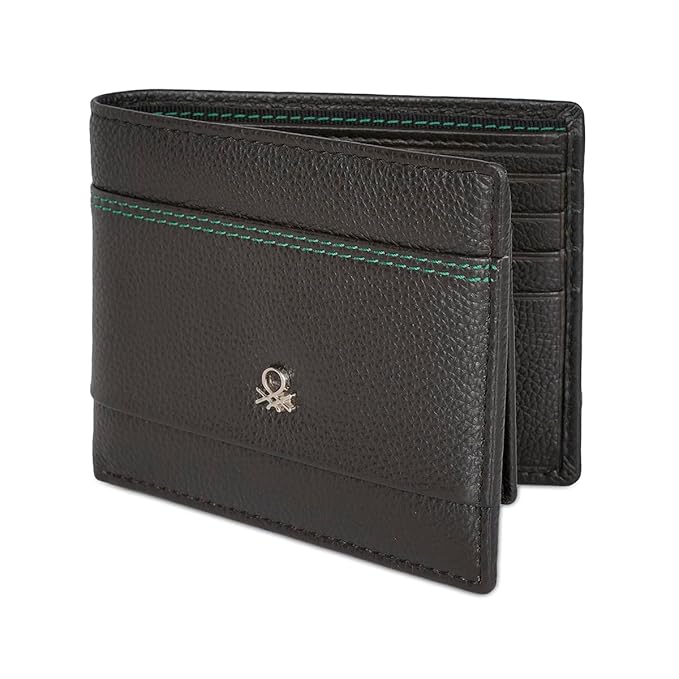 United Colors OF Benetton Fenwick Men Passcase Wallet - Brown