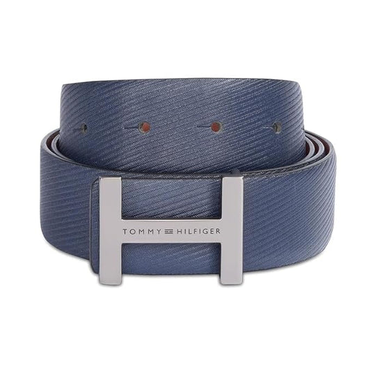 Tommy Hilfiger Goodrich Reversible Belt Navy+Tan