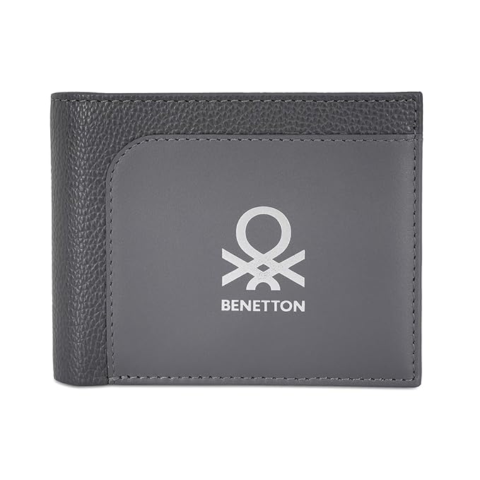 United Colors OF Benetton Aloise Men Global Coin Wallet - Grey,