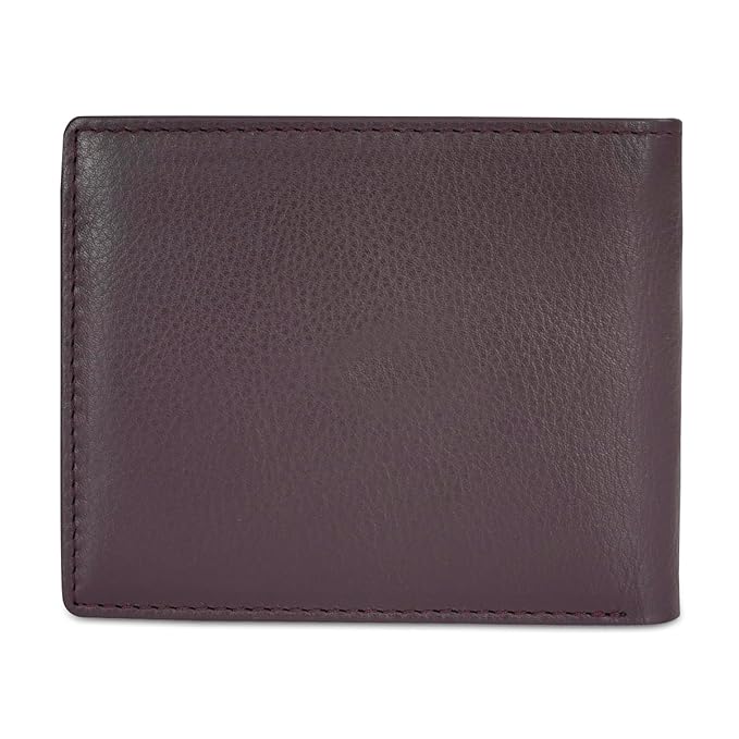 United Colors OF Benetton Davide Men Passcase Wallet - Wine