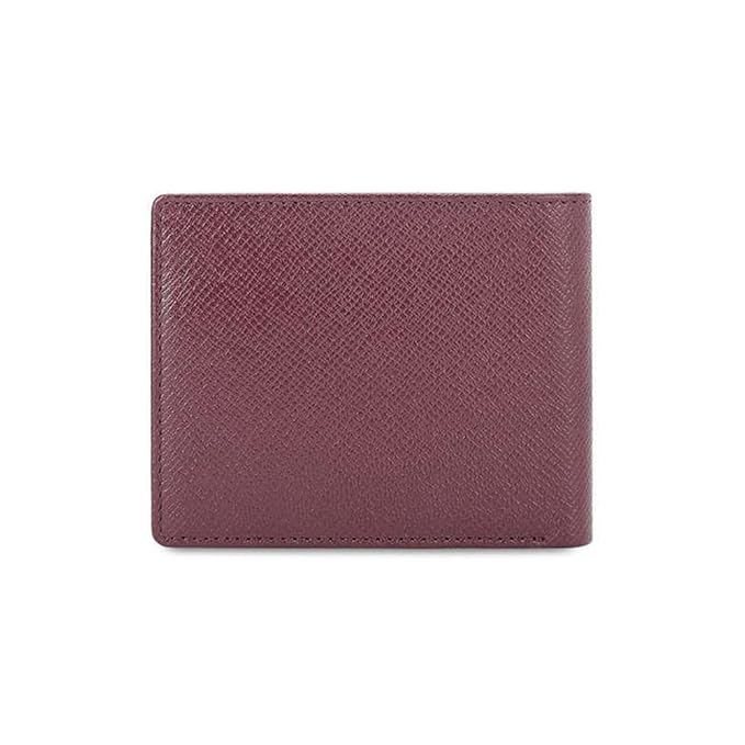 United Colors OF Benetton Novara Leather Global Coin Wallet for Men - Wine