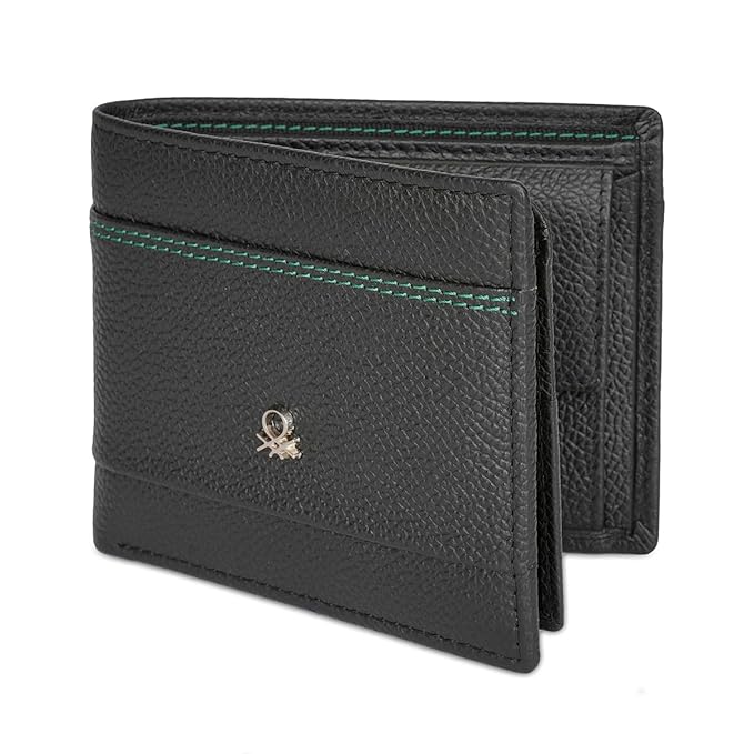 United Colors OF Benetton Fenwick Men Multicard Coin Wallet - Black