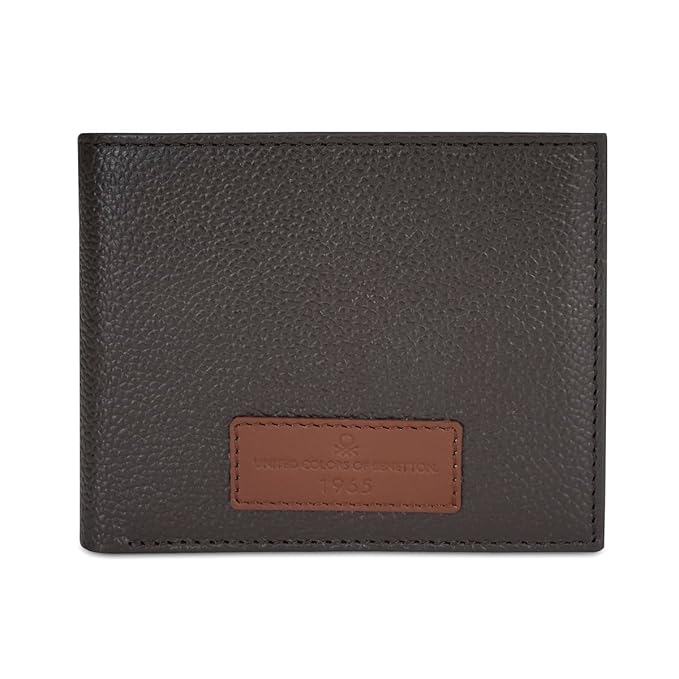 United Colors OF Benetton Alfrid Men Multicard Coin Wallet - Brown