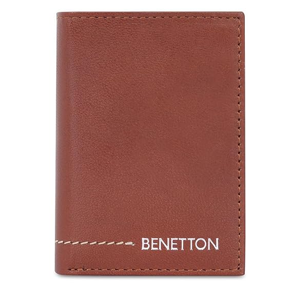 United Colors oF Benetton Chellis Men Trifold Wallet - Tan