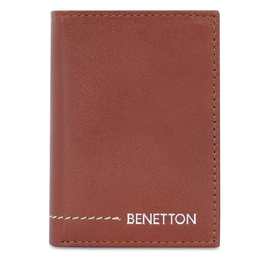 United Colors oF Benetton Chellis Men Trifold Wallet - Tan