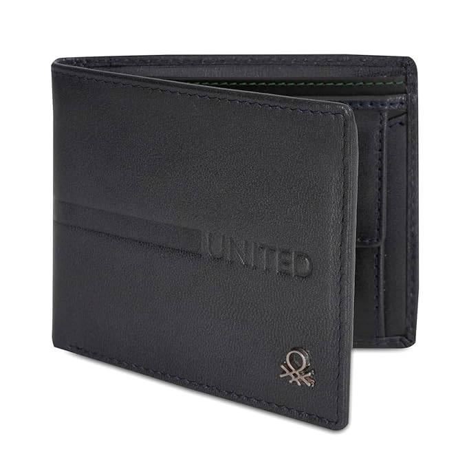 United Colors Of Benetton Roscoe Men Global Coin Wallet - Navy