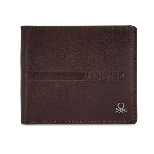 United Colors Of Benetton Roscoe Men Global Coin Wallet - Brown