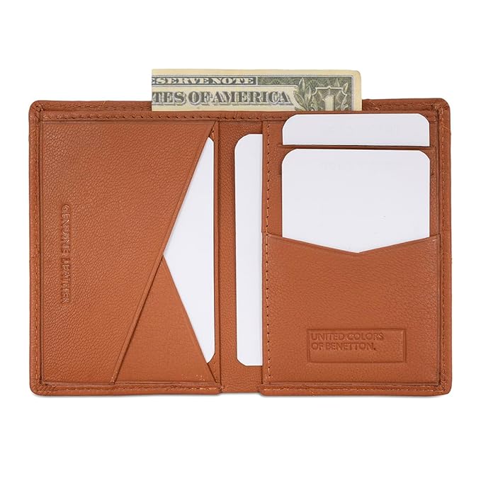 United Colors OF Benetton Ezekiel Men Bifold Tan