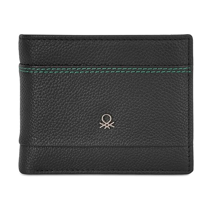 United Colors OF Benetton Fenwick Men Multicard Coin Wallet - Black