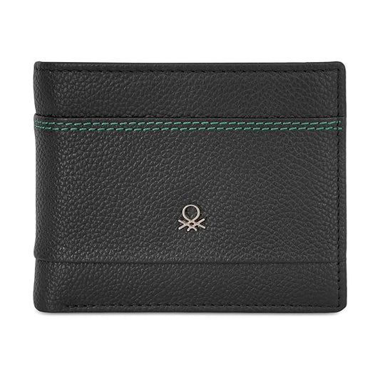 United Colors OF Benetton Fenwick Men Multicard Coin Wallet - Black