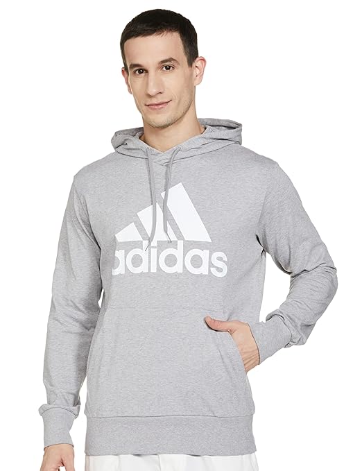 adidas Mens Cotton Hooded Jacket