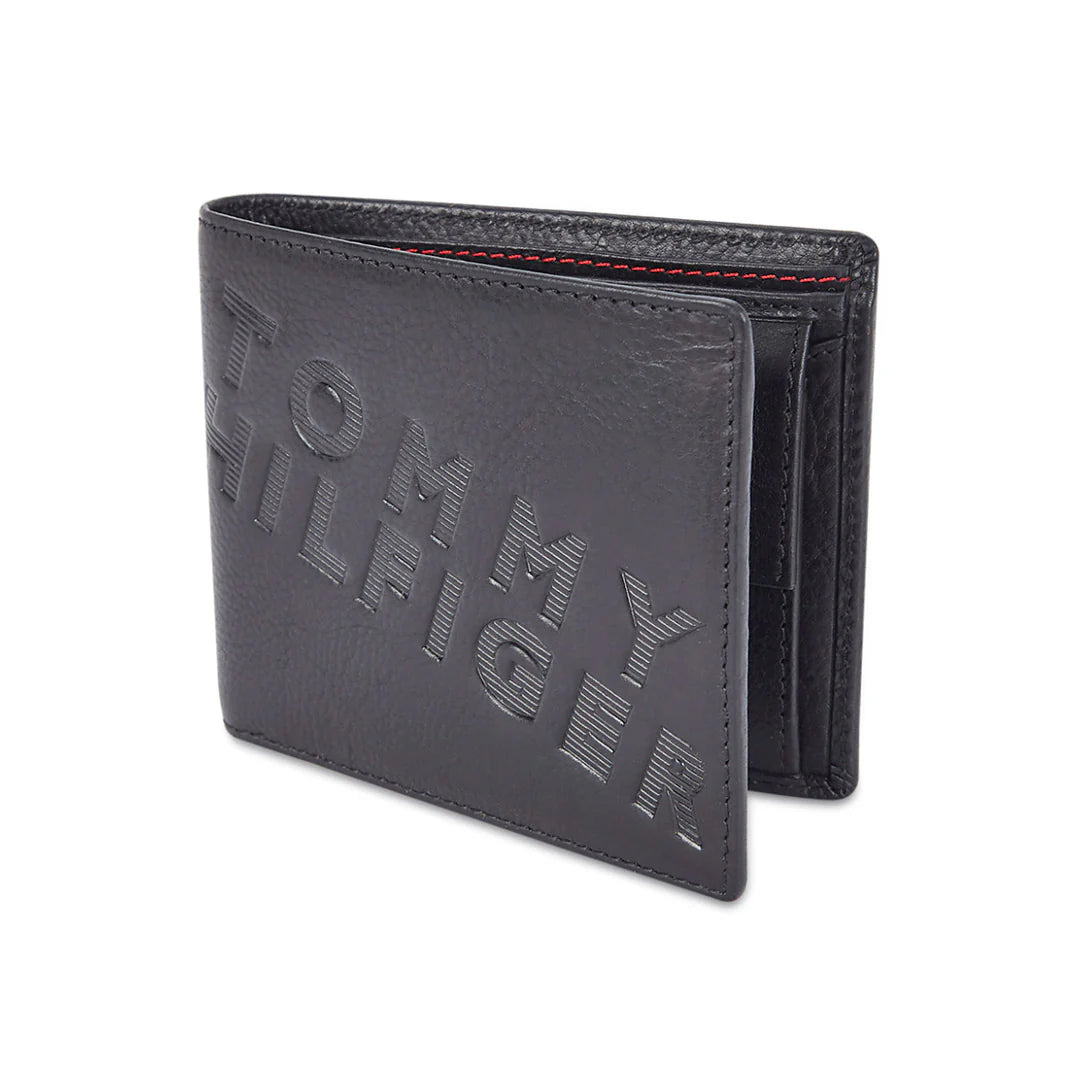 Tommy Hilfiger Oliver Men's Leather Global Coin Wallet Navy