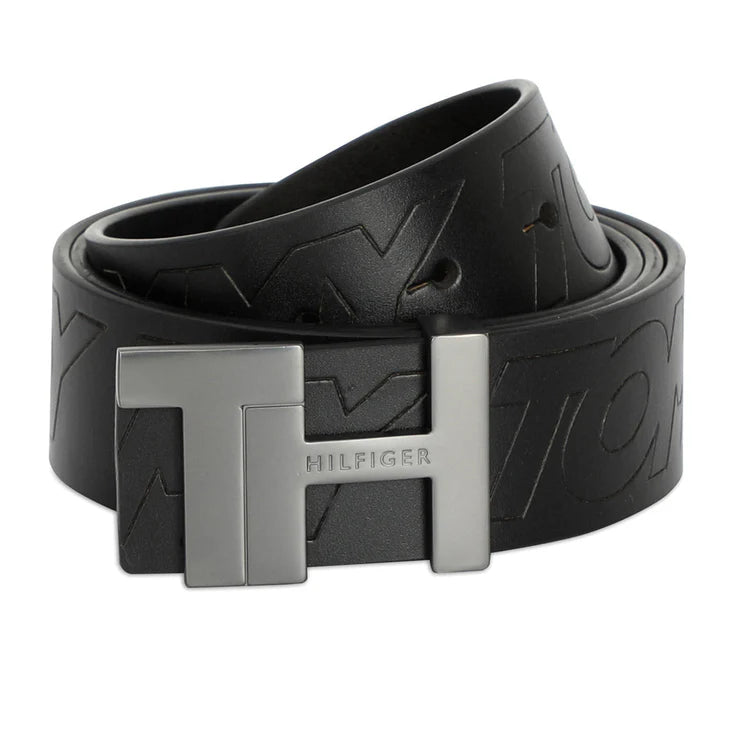 Tommy Hilfiger Judd Men's Leather Belt Black