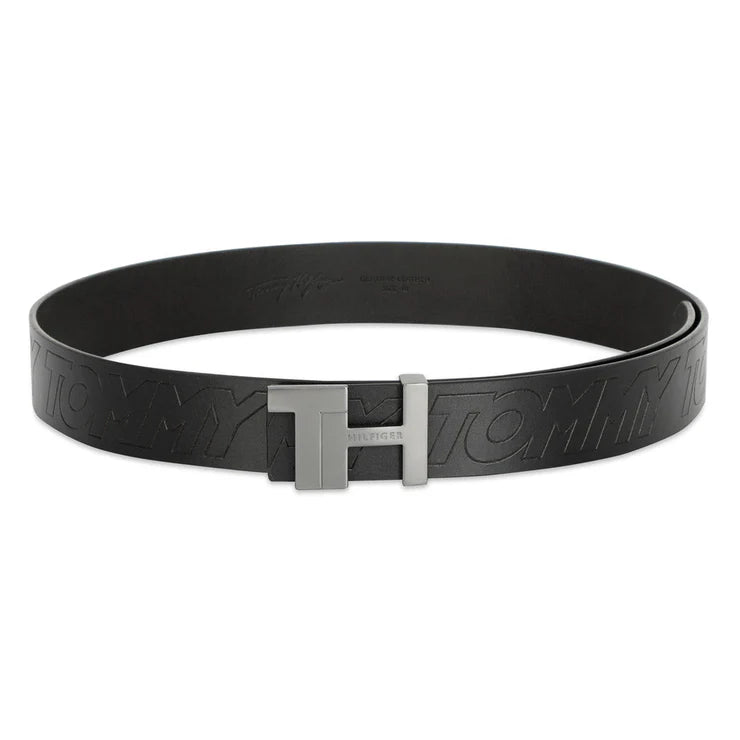 Tommy Hilfiger Judd Men's Leather Belt Black