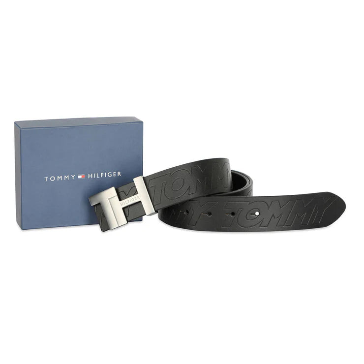 Tommy Hilfiger Judd Men's Leather Belt Black