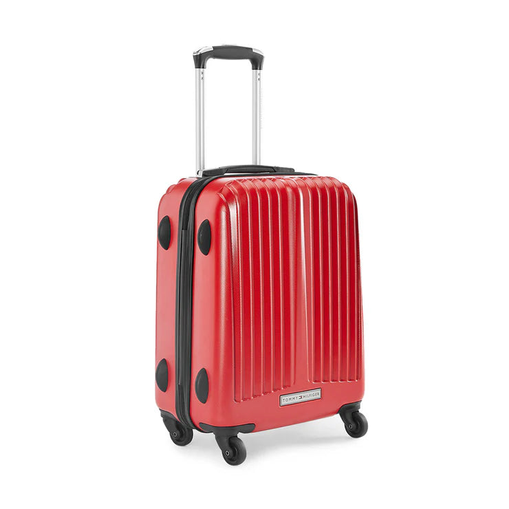 Tommy Hilfiger Crystal Unisex Hard Luggage RED