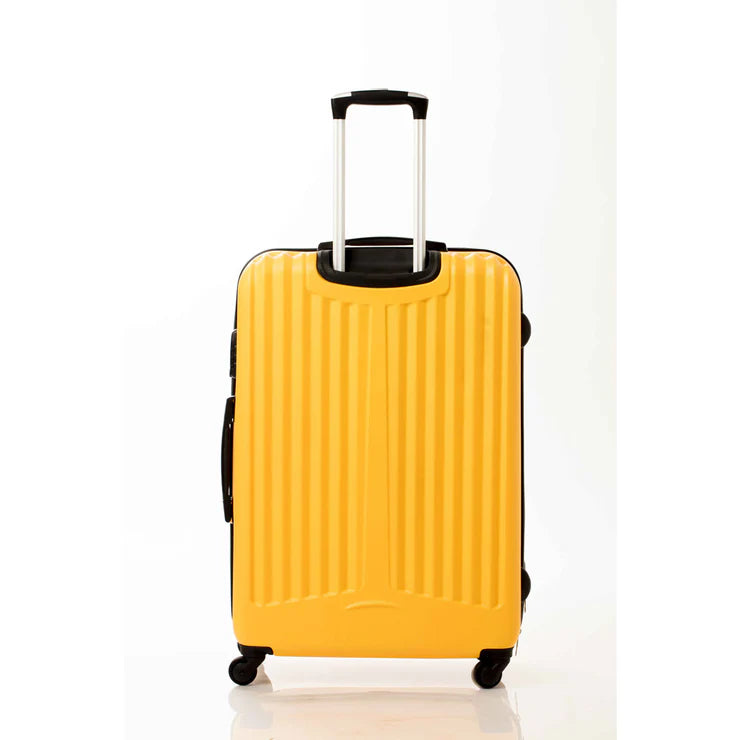 Tommy Hilfiger Crystal Unisex Hard Luggage YELLOW