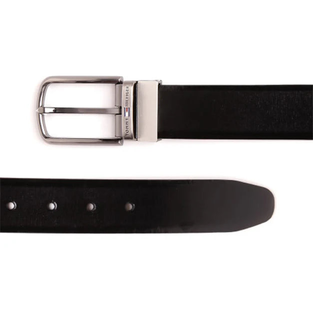 Tommy Hilfiger Kalmath Men's Classic Leather Reversible Belt Black+Brown