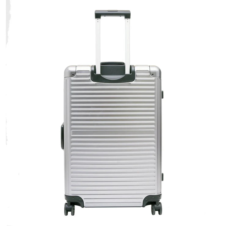 Tommy Hilfiger Titanium Series Aluminum Hard Luggage Grey