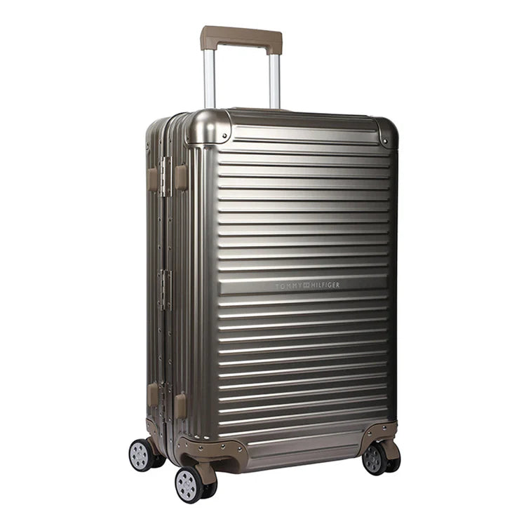 Tommy Hilfiger Titanium Series Aluminum Hard Luggage Rose Gold