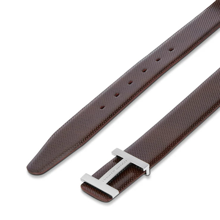 Tommy Hilfiger Enfield Men's Classic Formal Leather Belt Brown