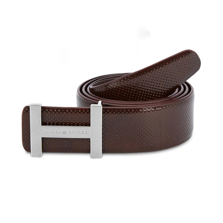 Tommy Hilfiger Enfield Men's Classic Formal Leather Belt Brown