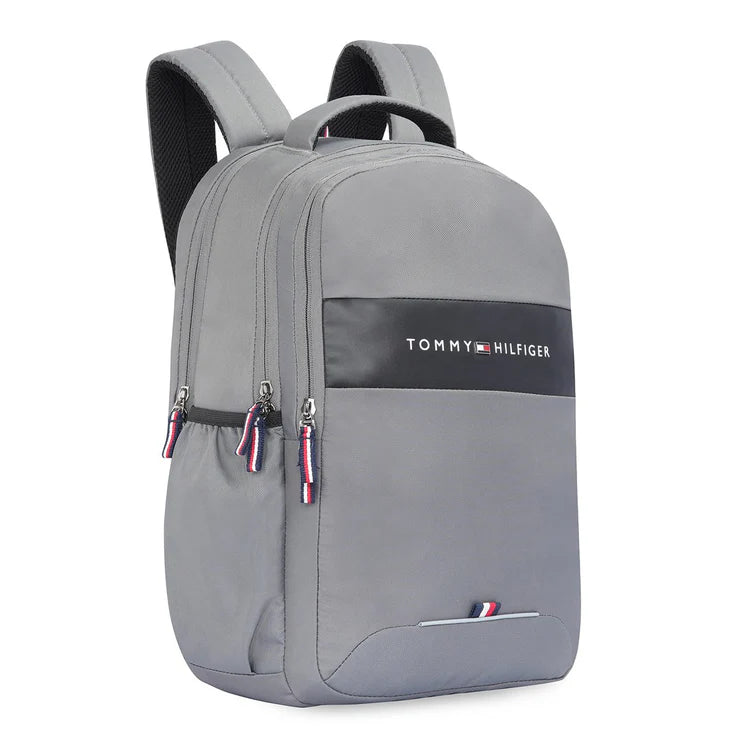 Tommy Hilfiger Joshua Unisex Polyester Laptop Backpack Grey