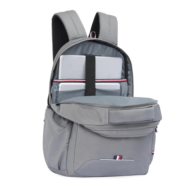 Tommy Hilfiger Joshua Unisex Polyester Laptop Backpack Grey