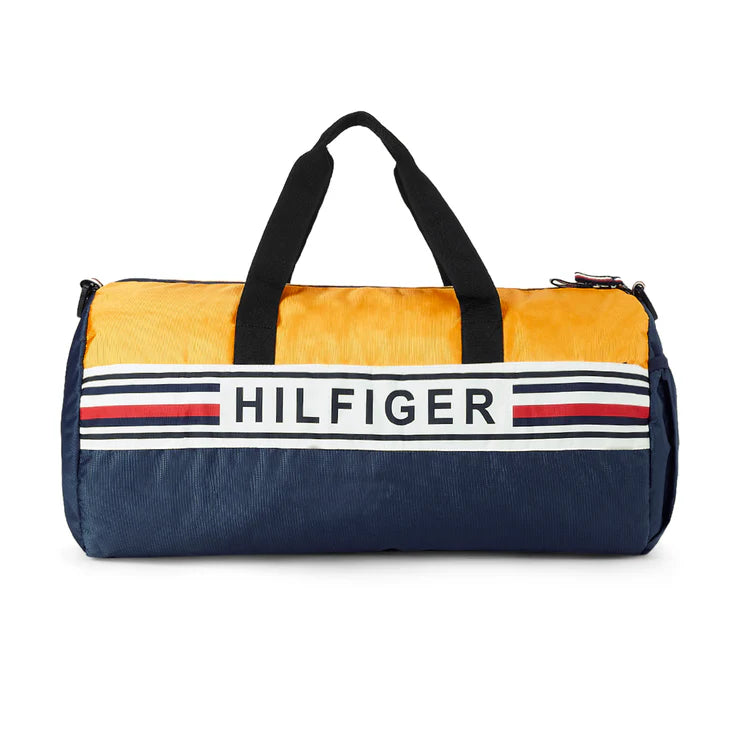 Tommy Hilfiger Kendall Unisex Polyester Gym Bag Navy+Yellow