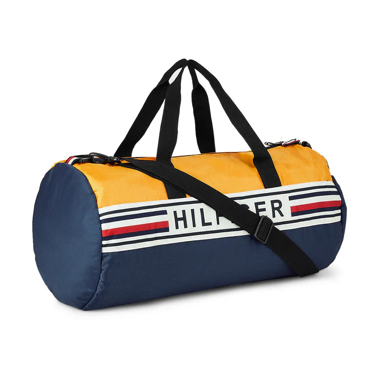 Tommy Hilfiger Kendall Unisex Polyester Gym Bag Navy+Yellow