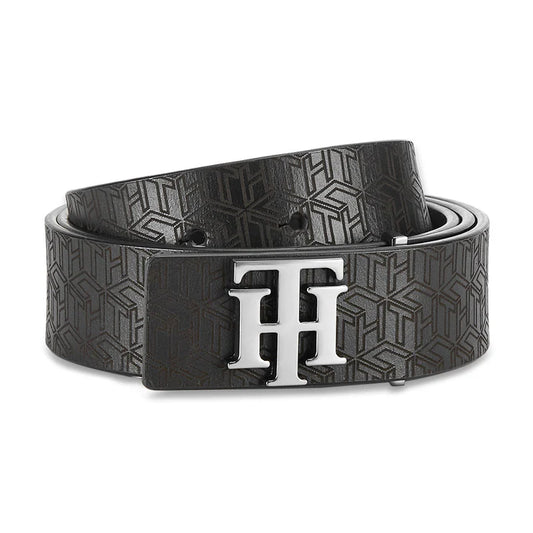 Tommy Hilfiger Fisher Men's Leather Belt Black