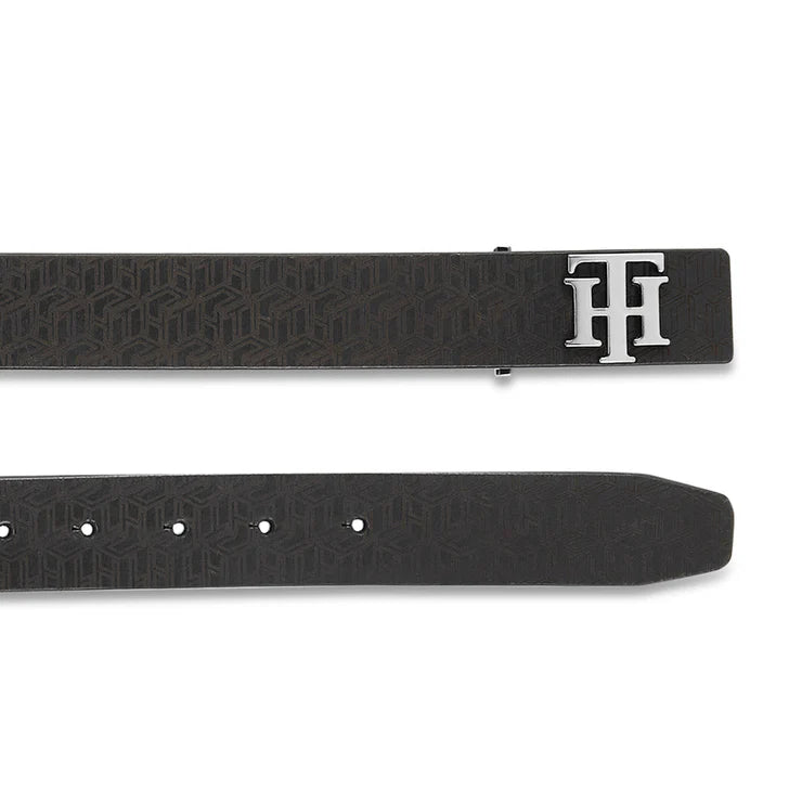 Tommy Hilfiger Fisher Men's Leather Belt Black