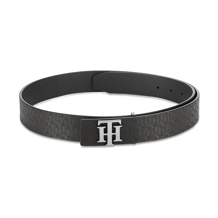 Tommy Hilfiger Fisher Men's Leather Belt Black