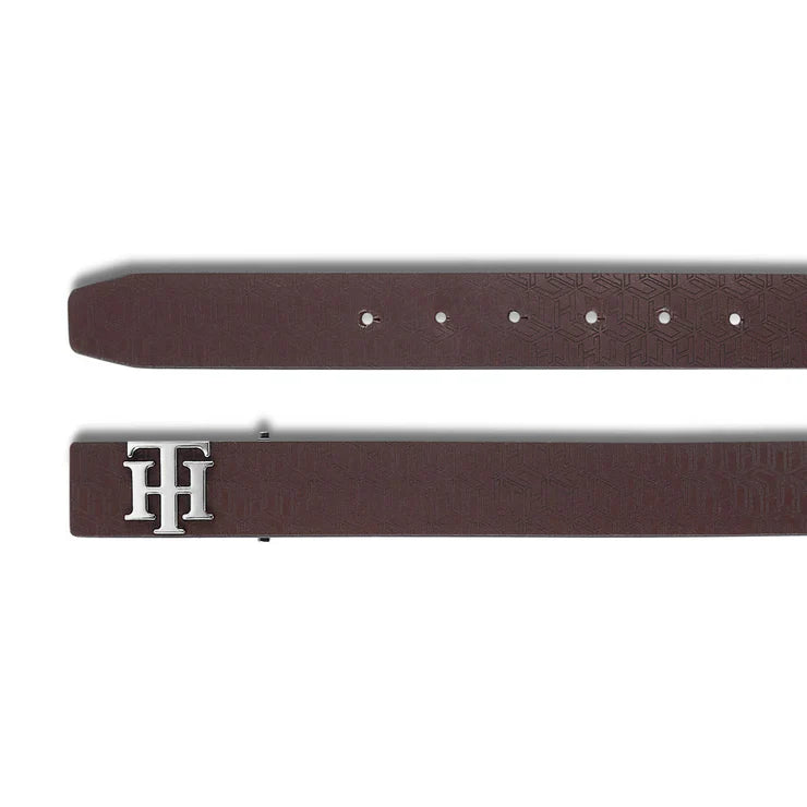 Tommy Hilfiger Fisher Men's Leather Belt Brown