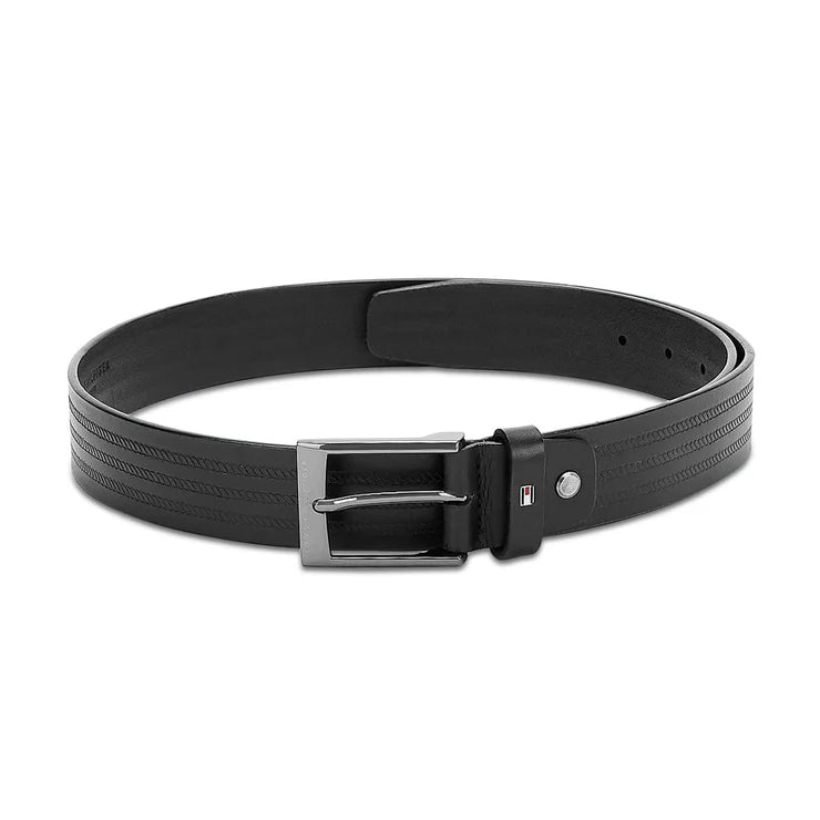 Tommy Hilfiger Caiman Men's Non Reversible Belt Black